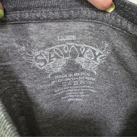 General Motors Savvy Flint Michigan Built for Speed Gray T-shirt Large - Picture 4 of 4